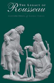 Front cover of Legacy of Rousseau by Clifford Orwin