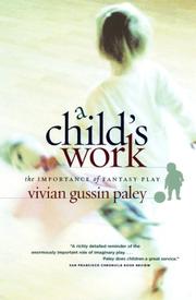 Cover of A Child's Work by Vivian Gussin Paley