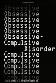 Cover of Obsessive-compulsive disorder by Bruce M. Hyman