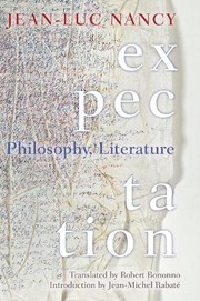 Cover of Expectation by Jean-Luc Nancy