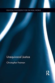 Cover of Unequivocal Justice by Christopher Freiman