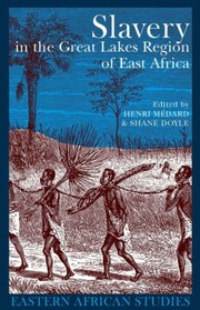 Front cover of Slavery in the Great Lakes Region of East Africa by Henri Medard