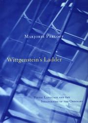 Cover of Wittgenstein's ladder by Marjorie Perloff