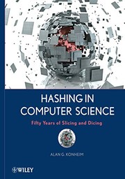 Front cover of Hashing in Computer Science by Alan G. Konheim