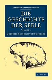 Front cover of Die Geschichte der Seele by Gotthilf Heinrich von Schubert