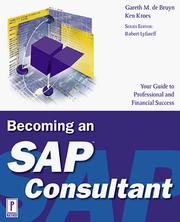 Front cover of Becoming an SAP consultant by Gareth De Bruyn