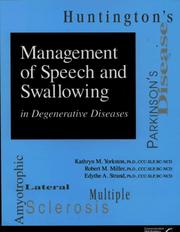Front cover of Management of speech and swallowing in degenerative diseases by Kathryn M. Yorkston