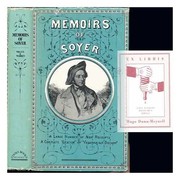 Front cover of Memoirs of Alexis Soyer by F. Volant