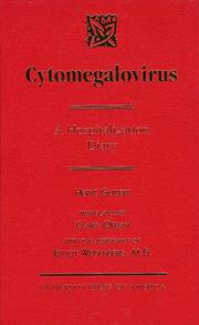 Cover of Cytomégalovirus by Hervé Guibert