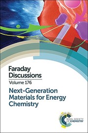 Cover of Next-Generation Materials for Energy Chemistry by Royal Society of Chemistry