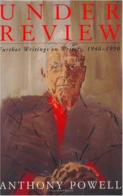 Cover of Under review by Anthony Powell