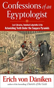 Front cover of Confessions of an Egyptologist by Erich von Däniken