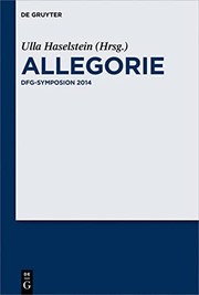 Cover of Allegorie by Ulla Haselstein