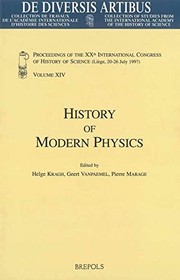 Front cover of History of modern physics by Helge Kragh