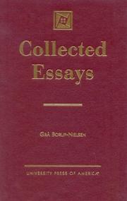 Cover of Collected essays by Grå Borup-Nielsen