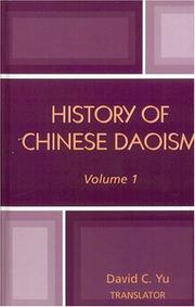 Front cover of History of Chinese Daoism by David C. Yu