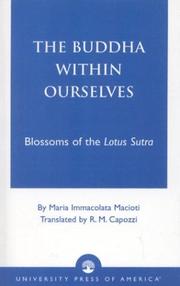 Front cover of The Buddha within ourselves by Maria I. Macioti