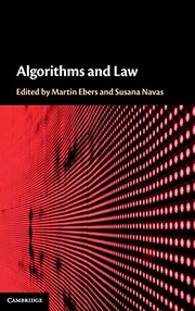 Cover of Algorithms and Law by Martin Ebers