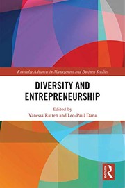 Front cover of Diversity and Entrepreneurship by Vanessa Ratten