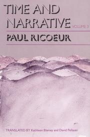 Front cover of Time and Narrative, Volume 3 (Time & Narrative) by Paul Ricœur