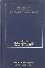 Cover of Clinical Psychoanalysis by Bernard D. Fine