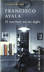 Front cover of Francisco Ayala by Luis García Montero