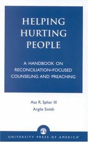 Front cover of Helping hurting people by Asa R. Sphar