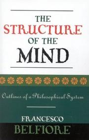 Front cover of The Structure of the Mind by Francesco Belfiore