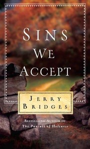 Cover of Sins we accept by Jerry Bridges