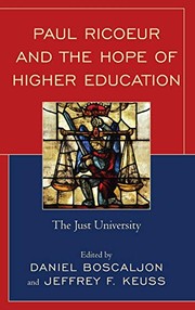 Cover of Paul Ricoeur and the Hope of Higher Education by Daniel Boscaljon