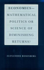 Front cover of Economics by Alexander Rosenberg