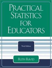 Cover of Practical Statistics for Educators by Ruth Ravid