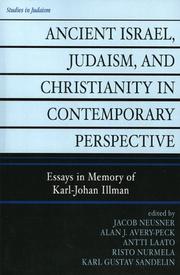 Cover of Ancient Israel, Judaism, and Christianity in Contemporary Perspective by Alan J. Avery-Peck