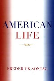 Cover of American life by Frederick Sontag