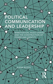 Front cover of Political Communication and Leadership by Elena Block