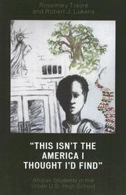 Front cover of This isn't the America I thought I'd find by Rosemary Traoré