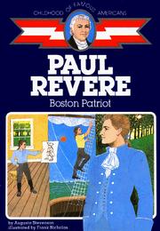 Front cover of Paul Revere, boy of old Boston by Augusta Stevenson