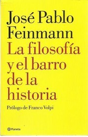 Front cover of El filosofía y el barro de la historia by José Pablo Feinmann