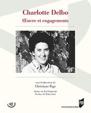 Front cover of Charlotte Delbo by Christiane Page