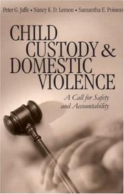 Front cover of Child custody & domestic violence by Peter G. Jaffe