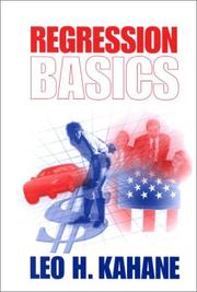 Cover of Regression Basics by Leo H. Kahane