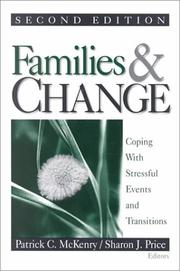 Front cover of Families & change by Patrick C. McKenry