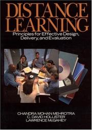 Cover of Distance learning by Chandra Mehrotra