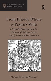 Front cover of From priest's whore to pastor's wife by Marjorie Elizabeth Plummer