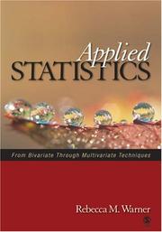 Cover of Applied Statistics by Rebecca M. Warner