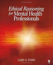 Front cover of Ethical reasoning for mental health professionals by Gary George Ford