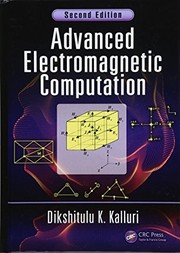 Cover of Advanced Electromagnetic Computation by Dikshitulu K. Kalluri
