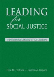 Front cover of Leading for social justice by Elise Marie Frattura