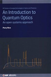 Front cover of Fundamentals of Quantum Optics by RICE