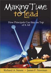 Cover of Making time to lead by Richard Simon